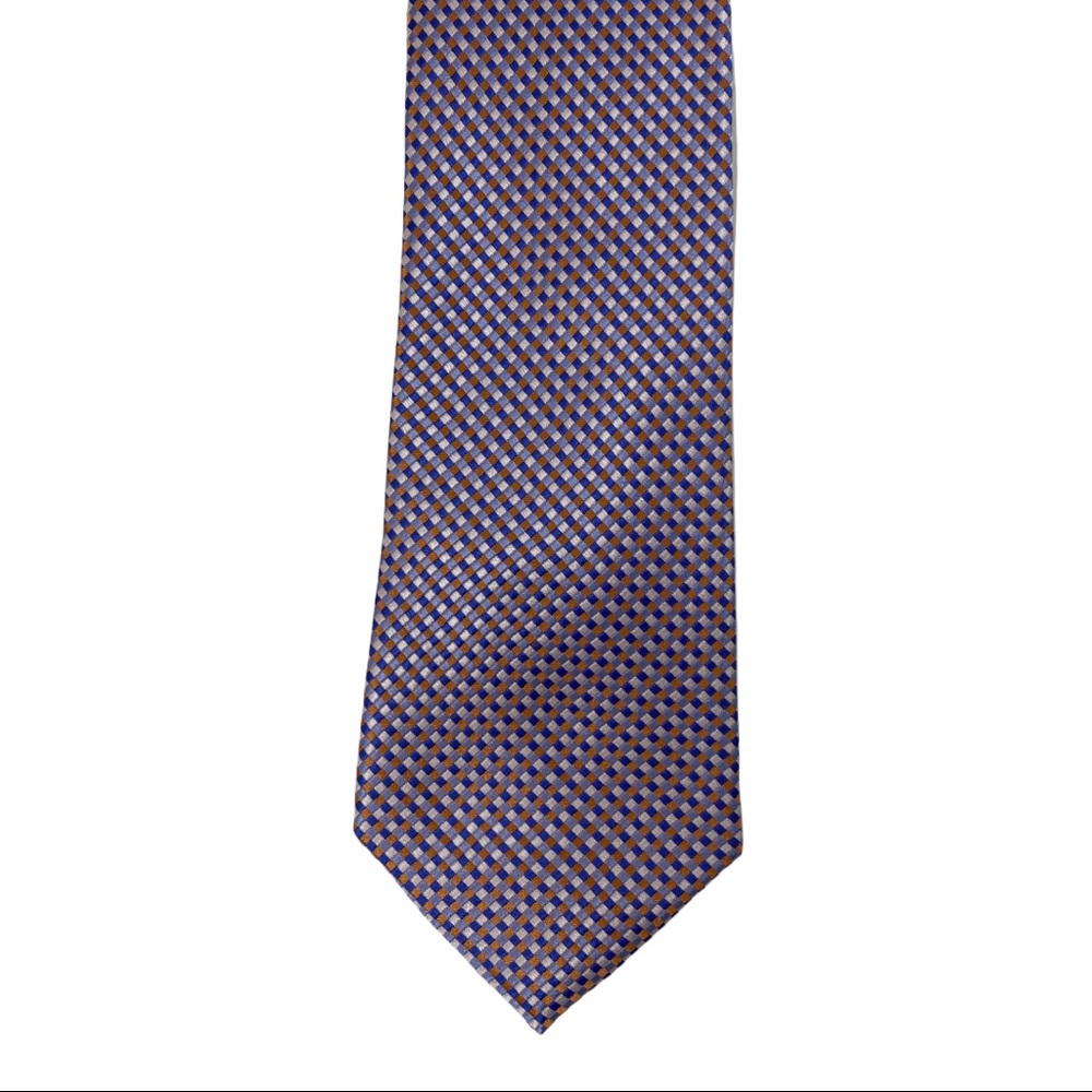 Joseph Abboud Striped Silk Tie, Blue